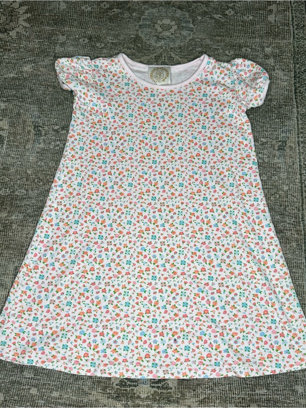 The Beaufort Bonnet Company Penny's Play Dress Size 7 Floral Print